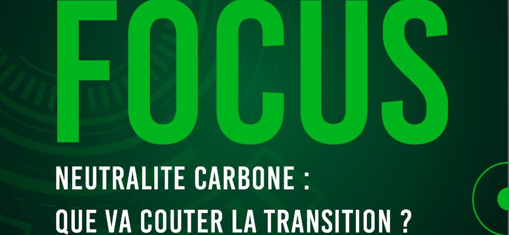 NEUTRALITE CARBONNE : QUE VA COUTER LA TRANSITION ?