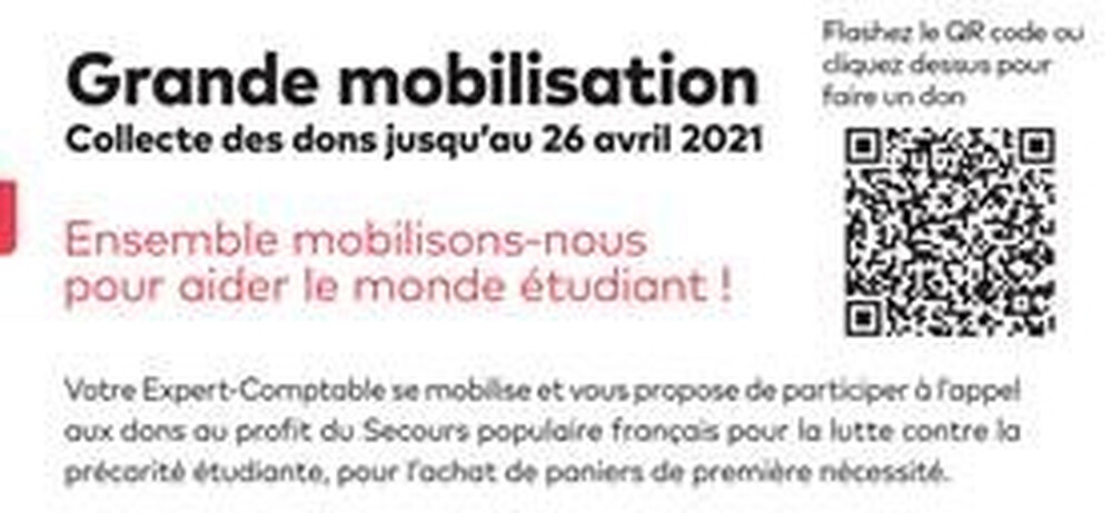 Grande mobilisation - Collecte de dons 